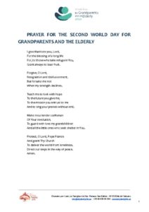 thumbnail of World Day for Grandparents and the Elderly Prayer